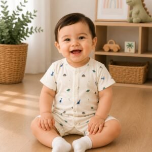 Dino Explorer Half Romper