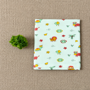 Muslin Baby Bath Towel - Safari Animals and Nature Print