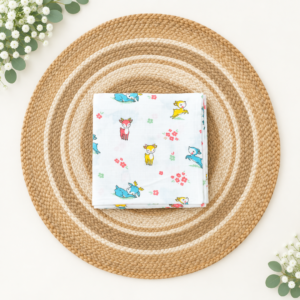 Muslin Swaddle - Deer and Bunny Print
