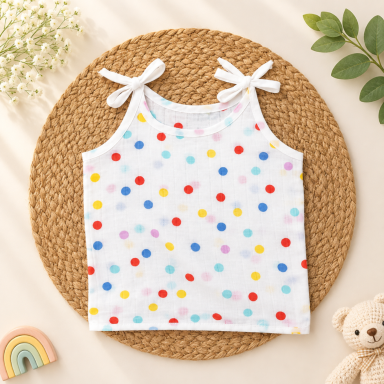 Knot Jabla - Multicolour Polka Dot Print