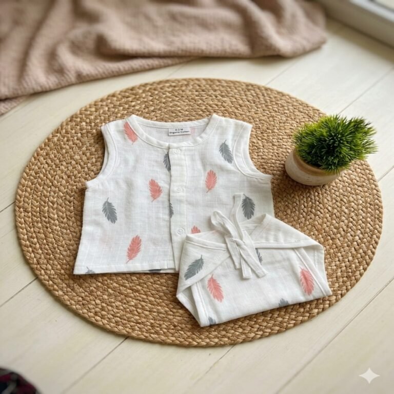 Jabla with Nappy Set - Feather Print